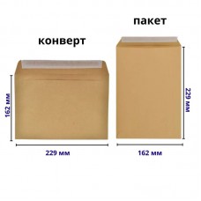 Конверты или пакеты С5 КРАФТ: в чем разница и что выбрать?
