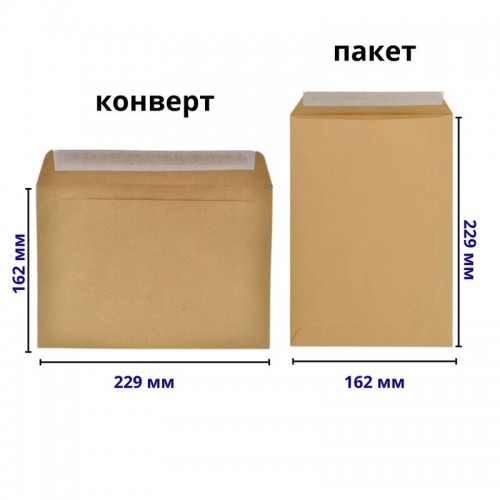 Конверты или пакеты С5 КРАФТ: в чем разница и что выбрать?