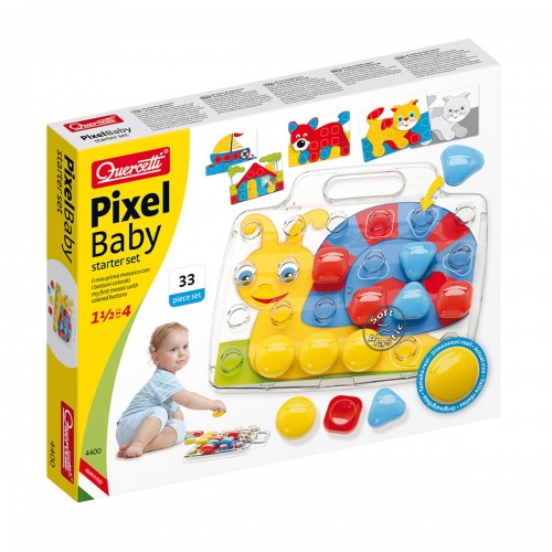 Піксельна мозаїка Quercetti Равлик - Pixel Baby, 4400-Q