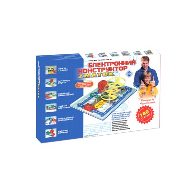 Электронный конструктор Znatok 180 схем, REW-K003