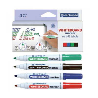 Набор маркеров для доски Centropen Board 4шт 2,5 мм,  8559/4/CB