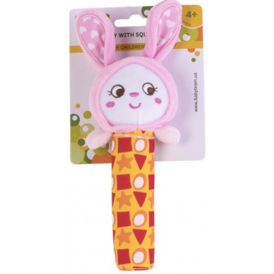 Baby Team Игрушка с пищалкой Зайчик, 8500_Зайчик