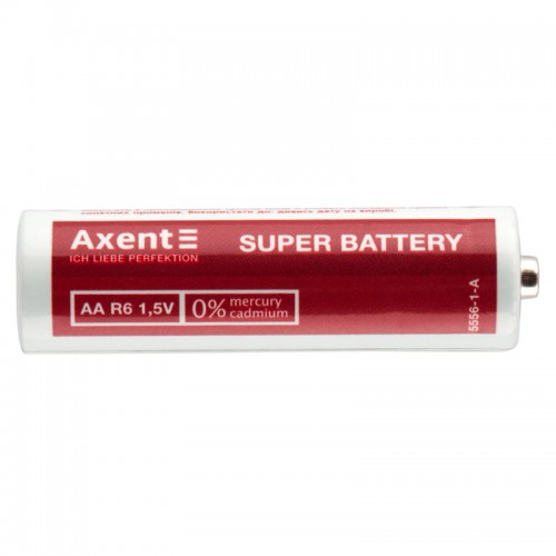 Элемент питания Axent 5556-1-A АА R6 1.5V, 4 штук, солевой