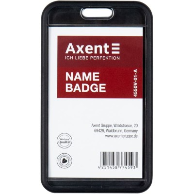 Бейдж-чехол Axent SoftTouch 4550V-01-A