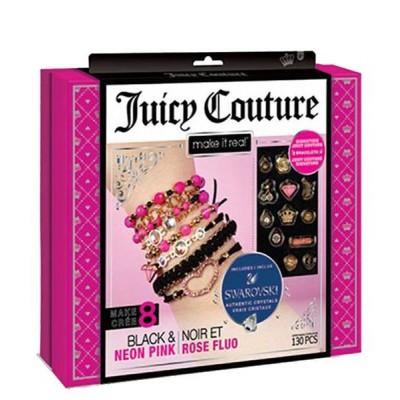 Make it Real Набор Juicy Couture для создания браслетов с кристаллами Swarovski Неоновый блеск, MR4410