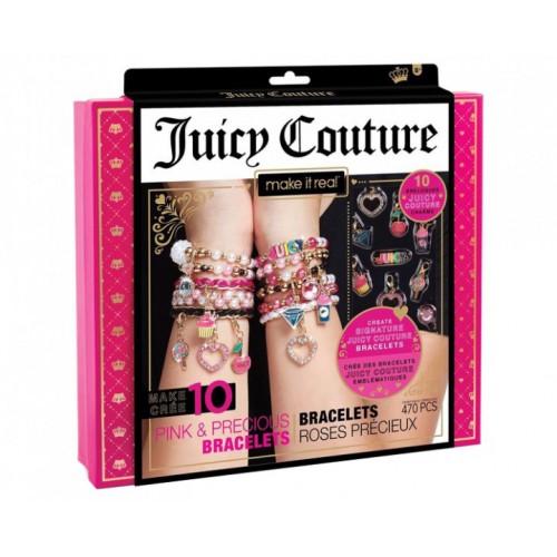 Make it Real Набор Juicy Couture для создания шарм-браслетов Розовый звездопад, MR4408