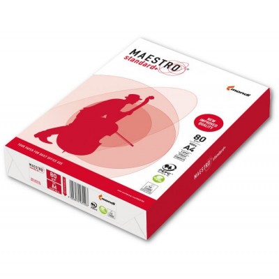 Бумага офисная Maestro Standard А4, 80г/м2, 500л