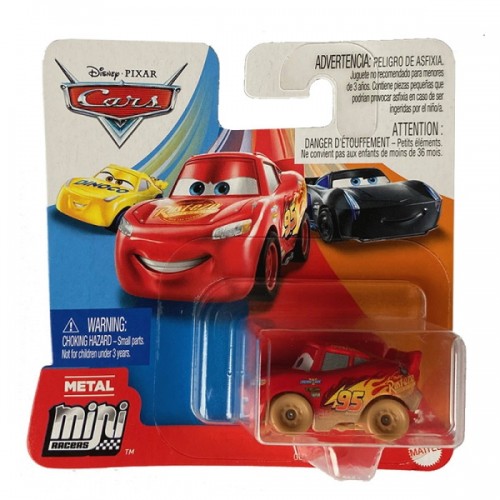 Cars Металлический мини - гонщик Молния Маккуин Тачки, GLD53 (GKF65)