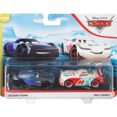 Cars Набор машинок Тачки -3 - герои Джексон Шторм и Пол Конрев, DXV99/GKB81