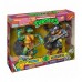 TMNT Набір фігурок Леонардо проти Рокстеді серії Черепашки ніндзя, 81276
