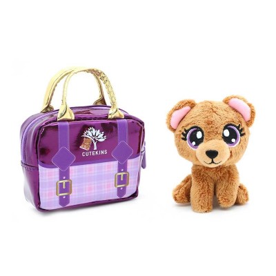 CuteKins Мягкая игрушка мини-питомец в сумочке - Медвежонок, FV35061-2