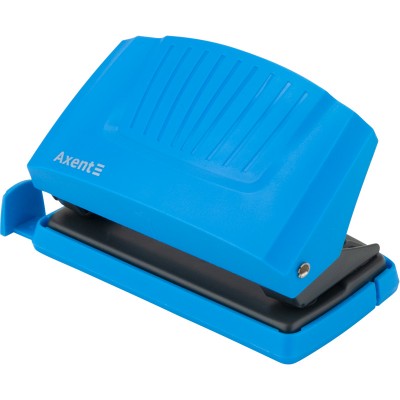 Дырокол Axent Shell 3410-07-A с пластиковым верхом, 10 листов
