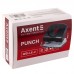 Дырокол Axent Welle-2 3830-06-A с пластиковым верхом, 30 листов, красный