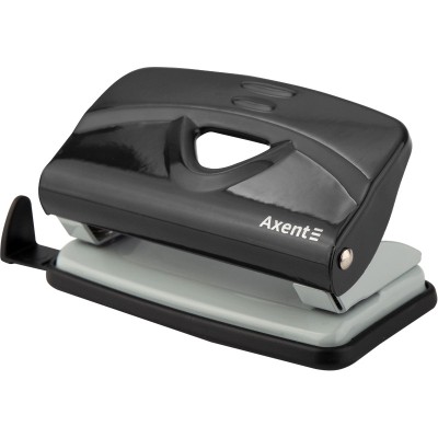 Дырокол Axent Exakt-2 3910-01-A металлический, 10 листов, черный