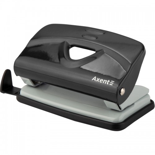 Дырокол Axent Exakt-2 3910-01-A металлический, 10 листов, черный