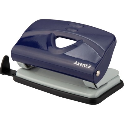 Дырокол Axent Exakt-2 3910-02-A металлический, 10 листов, синий