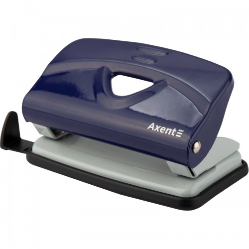 Дырокол Axent Exakt-2 3910-02-A металлический, 10 листов, синий