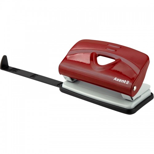 Дырокол Axent Exakt-2 3910-06-A металлический, 10 листов, красный