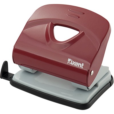 Дырокол Axent Exakt-2 3930-06-A металлический, 30 листов, красный