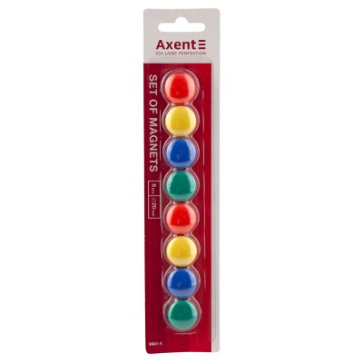 Набор магнитов Axent 9820-A 20 мм, 8 штук