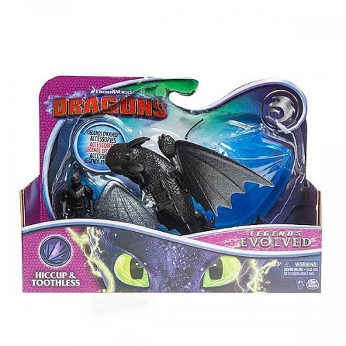 Dragons Дракон Беззубик и Иккинг в экипировке Как приручить дракона 3, SM66621/6370