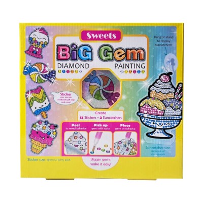 Ebayro Алмазная мозаика Большой драгоценный камень - Сладости (Big Gem Sweet), 9071E