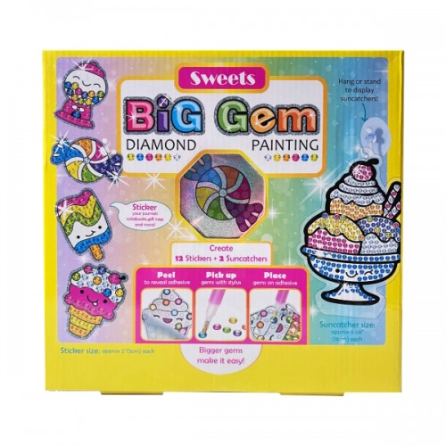 Ebayro Алмазная мозаика Большой драгоценный камень - Сладости (Big Gem Sweet), 9071E