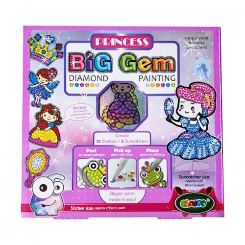 Ebayro Алмазная мозаика Большой драгоценный камень - Принцесса (Big Gem Princess), 9074E