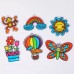 Ebayro Набор для рисования Витражные краски Принцессы, 9018E