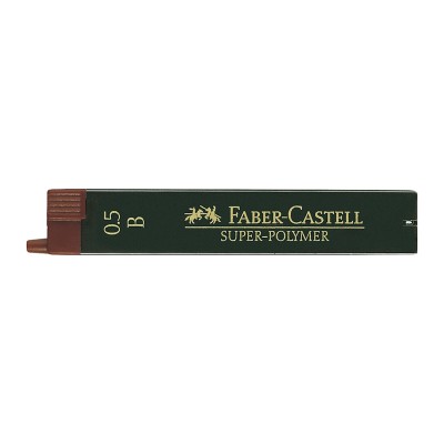 Faber-Castell Грифели для механических карандашей 0,5 мм B (12 шт/уп), 120501