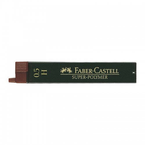 Faber-Castell Грифели для механических карандашей 0,5 мм H (12 шт/уп), 120511