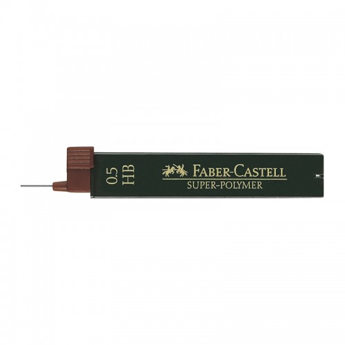 Faber-Castell Грифели для механических карандашей 0,5 мм HB (12 шт/уп), 120500