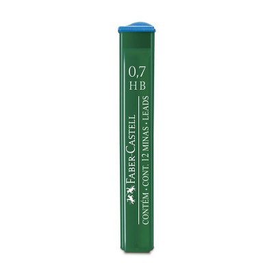 Faber-Castell Грифели для механических карандашей 0,7 мм HB (12 шт/уп), 120700