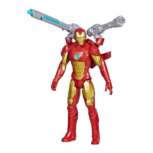 Avengers Набор игровой Мстители Титан Железный человек с аксессуарами, E7380