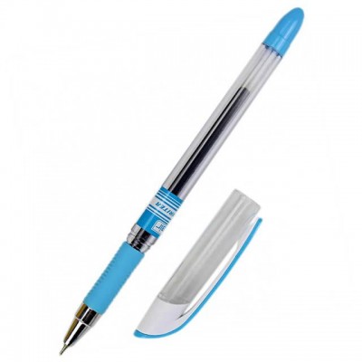 Ручка шариковая Flair 1139 Big Writer (голубой корпус), синяя