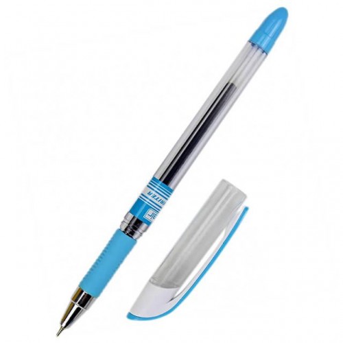 Ручка шариковая Flair 1139 Big Writer (голубой корпус), синяя