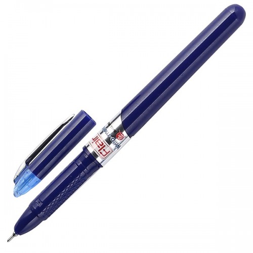 Ручка кулькова Flair 743DX Writometer DX 10 км (корпус асорті), синій