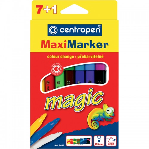 Фломастеры Centropen Magic Maxi набор 8 шт, 8649/08