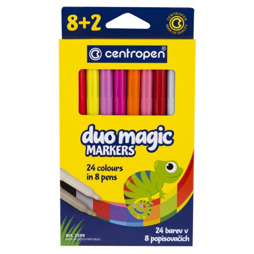 Фломастеры Centropen Duomagic набор 10 шт, 2599/10