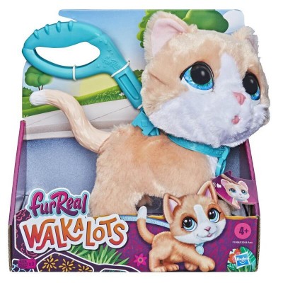 FurReal Walkalots Интерактивная игрушка Большой питомец на поводке - Котенок, F1998 (E3504)