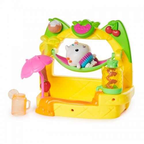 Gabby's Dollhouse Набор с Кексиком - Балкон смузи-вечеринка с аксессуарами, SM36259/6071359