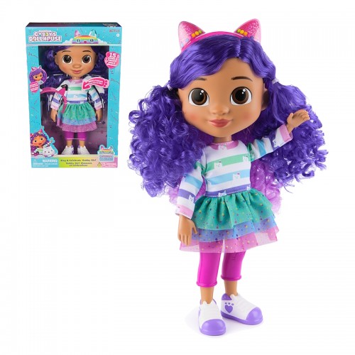 Gabby's Dollhouse Кукла Габби Пой и празднуй 33 см со звуковыми эффектами, SM36234/6070859