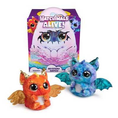 Hatchimals Alive Интерактивная игрушка-сюрприз Драко и яйцо с туманом, светом и звуками (в ассортименте), SM19201/6069282
