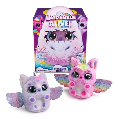 Hatchimals Alive Интерактивная игрушка-сюрприз Паффи и яйцо с туманом, светом и звуками (в ассортименте), SM19201/6069132