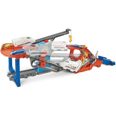 Hot Wheels Игровой набор Хот Вилс Гонки на железной дороге, GRW38