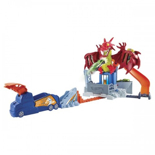 Hot Wheels Ігровий набір Хот Вілс - Атака дракона, DWL04