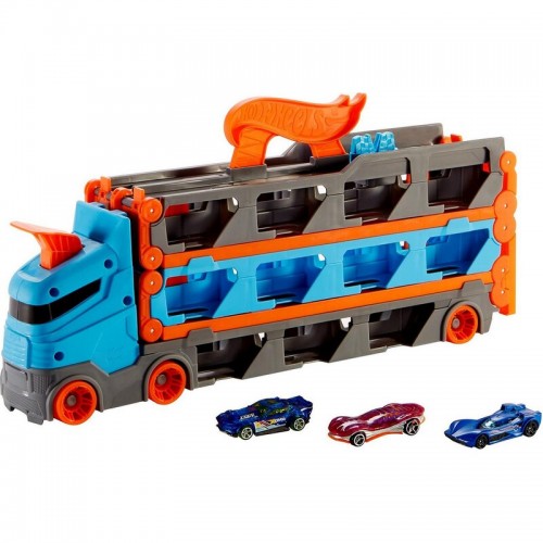 Hot Wheels Игровой набор Хот Вилс Грузовик-транспортер Супергонки, GVG37