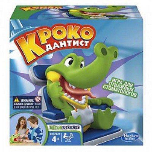 Hasbro Настольная игра Крокодильчик Дантист, B0408