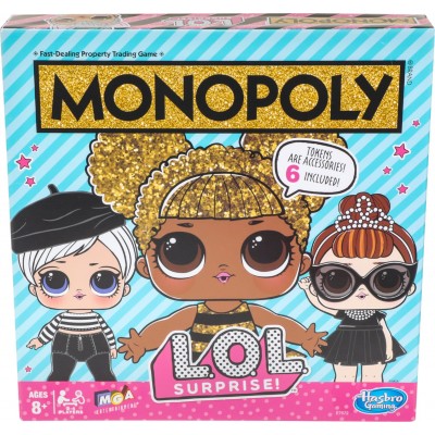 Hasbro Настольная игра Монополия L. O. L. SURPRISE (англ), E7572