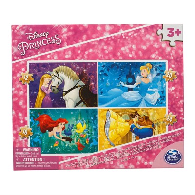 Spin Master Пазл деревянный 4 в 1 Принцессы (23х15см), SM98490/6040050